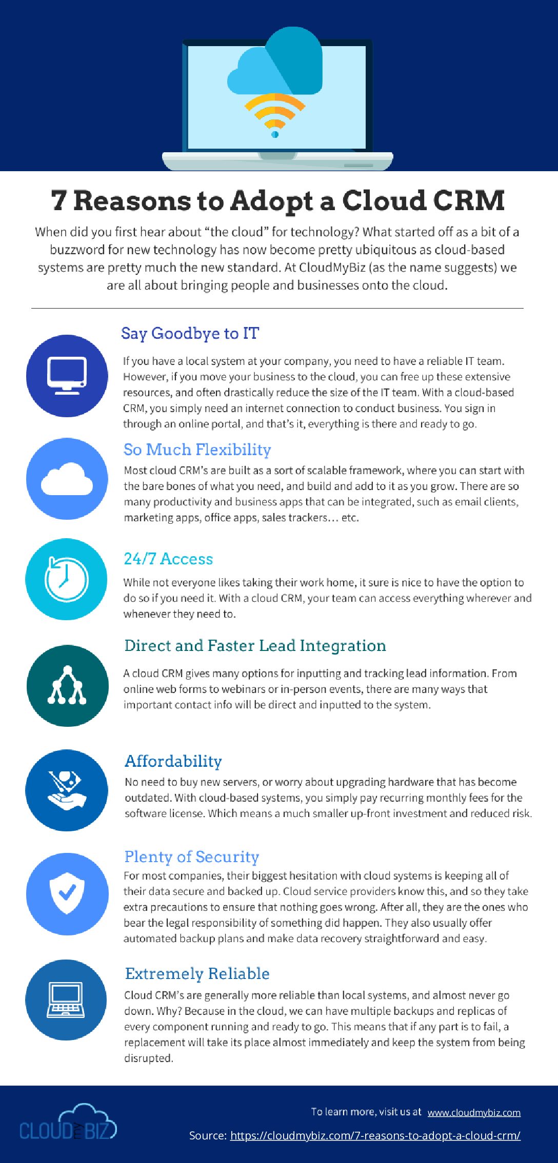 7 Reasons to Adopt a Cloud CRM